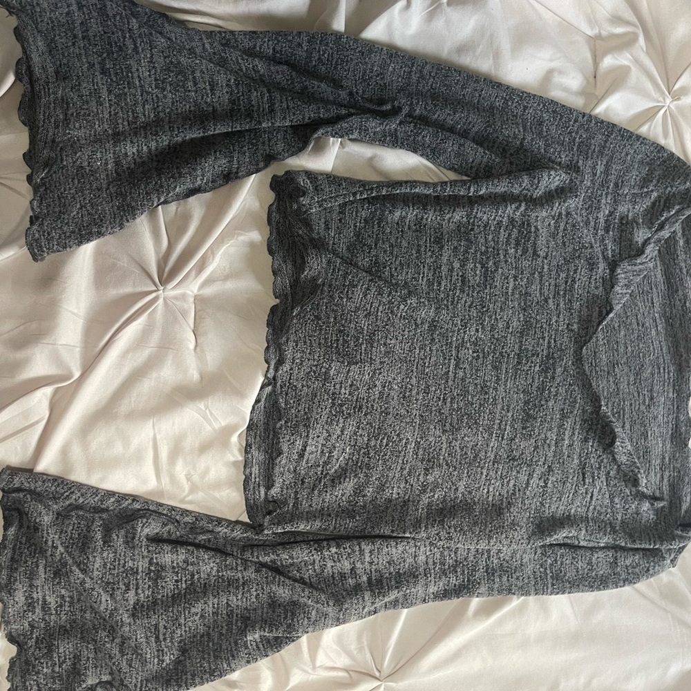 SHEIN Charcoal Knit Top